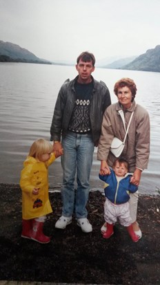 Me, Sam, Nan and Dad