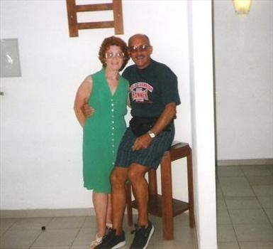 Brenda & Les on holiday