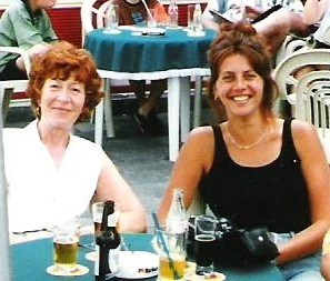 Brenda with good friend, Yvonne