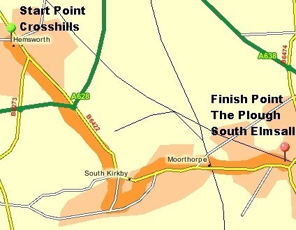 Walk To D'Feet MND Route Map