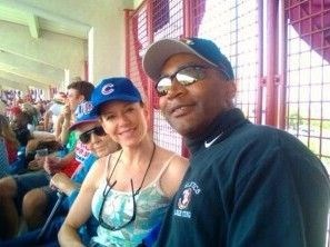 John & Meg at Reds game (2008)