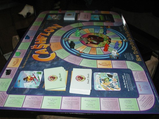 "CashFlow" money game that Tab loved