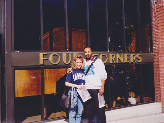 1999:  Denise and John (notice the Seminole shirt under the UNC shirt!)