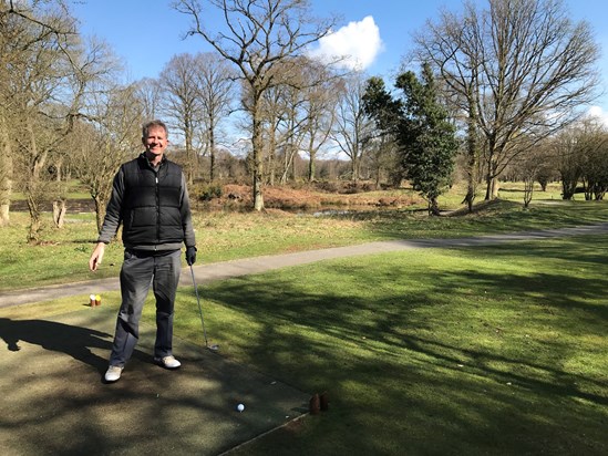 March 2018, Berkhamsted GC. Always a pleasure to play with Tom (of course Tom won 2&1)!