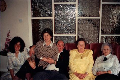 Mai, Pauline, Francis, Molly & Patch - 1989 Ireland