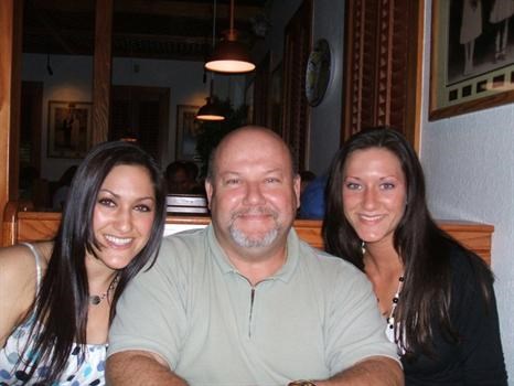 Richard and his daughter's Desiree' and Brittni.