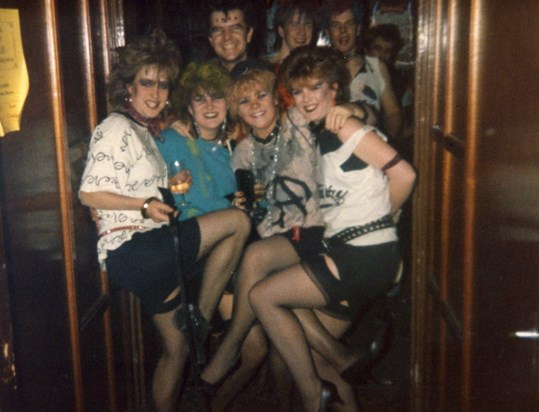 Hippy and Punk night in The Crown - 1985?  We loved a fancy dress party!