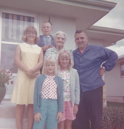 Kathi, Ray,Great Grama, Barb, Jan, and Dad 1965