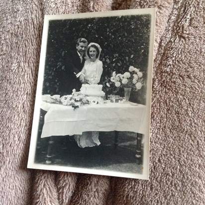 Pam and Paddy's wedding 5th August 1950