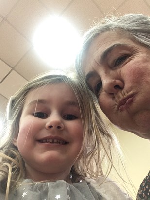 Grandma and Matilda doing a selfie