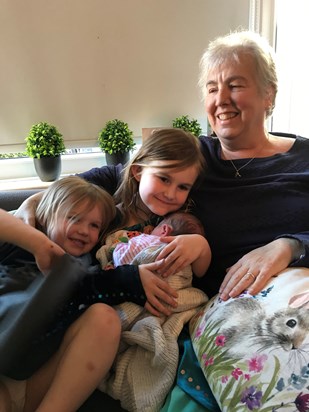 Grandma with her girls - Mothers Day 2020