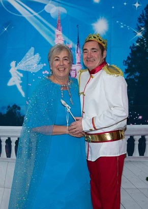 Hope (Fairy Godmother) and Lloyd (Prince Charming) - Grace's 30th Birthday Dec 2018