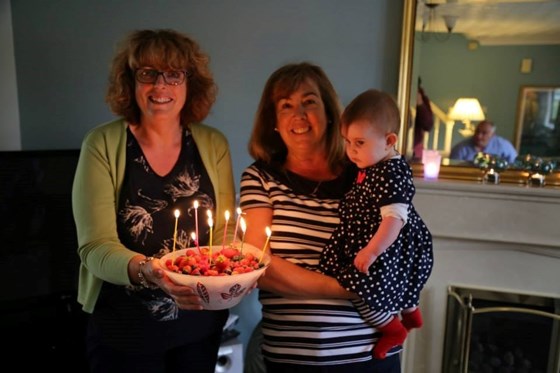 Hope, Adele and Matilda - Grandma's Birthday 2015