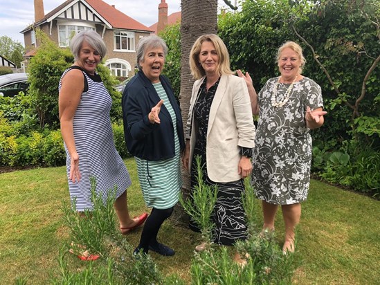 Grace, Hope, Faith and Jane Anne - Arthur's Christening May 2019 