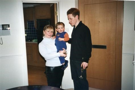 Dan & Sue with a young Sam