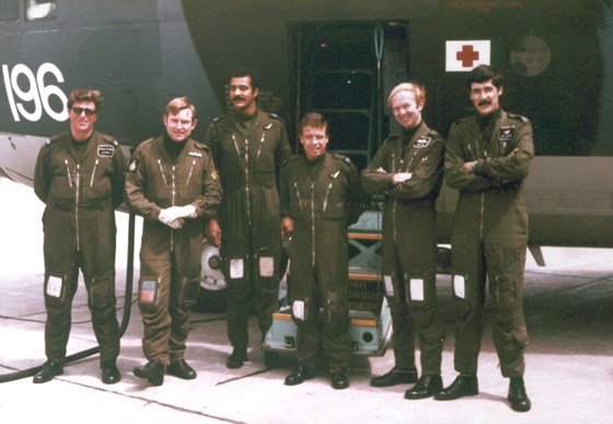 C130 Hercules Special Forces crew, RAF Lyneham late 1980s.