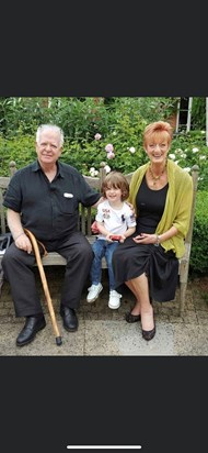 Eve, Mick & their grandson Samuel