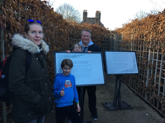 found our way through this Hampton court Maze now how do we get outta here?
