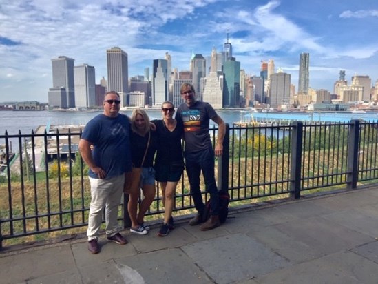Did we really just walk the Brooklyn Bridge? beautiful day in NYC-_October 2017