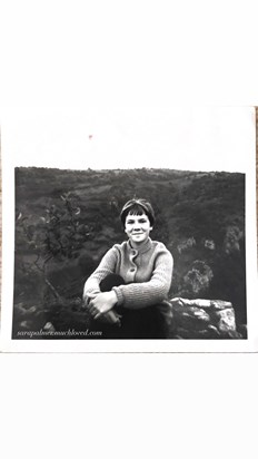 Sara at Cheddar Gorge 