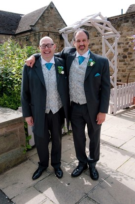 Gav & Ian 19/8/2017. My best man forever in my heart fella. Ian