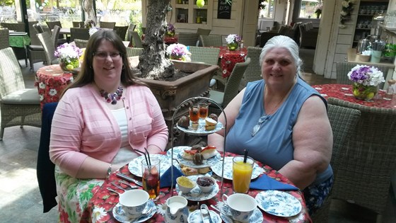 Wimbledon Afternoon Tea at Frosts 6th July 2016 for Mum's Birthday