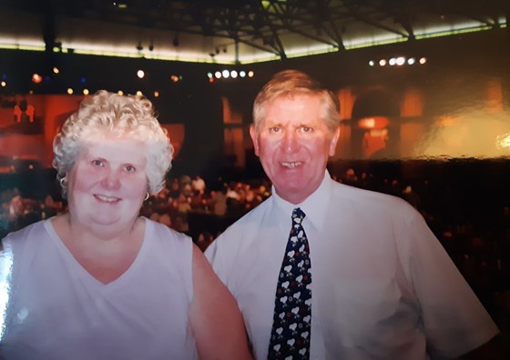 Mum & Dad at Ladbrokes World Darts at Ally Pally 