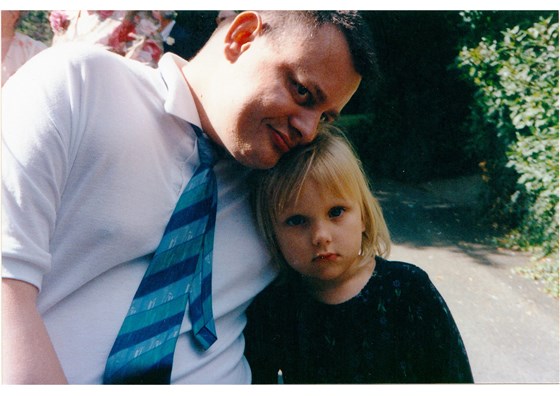 Baby Kayleigh and Dad