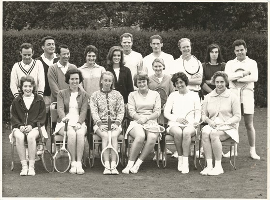 Tennis at BBC Motspur Park ca. 1964 or 1965