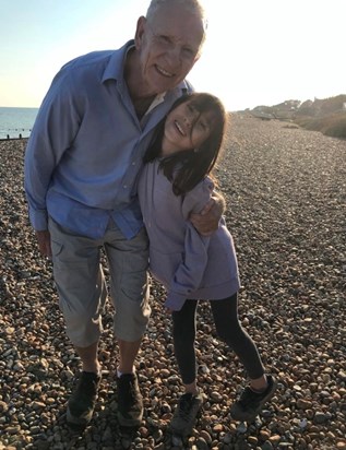 Me and Grandad at the beach ❤️