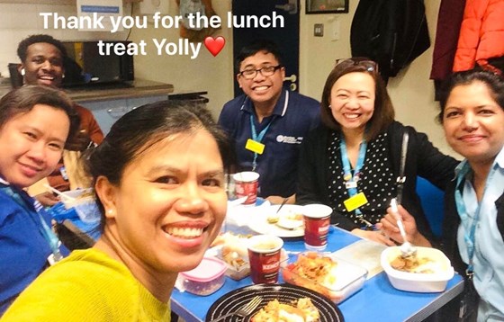 Lunch with Moorfields Clinic Staff 