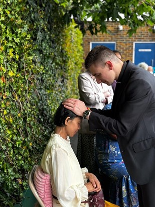 First blessing from Fr Domajoj June 2024