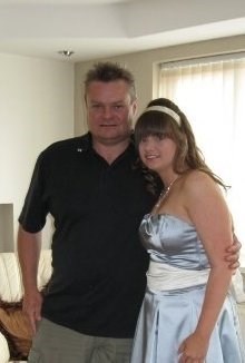 Me and Dad before my school leaving Prom