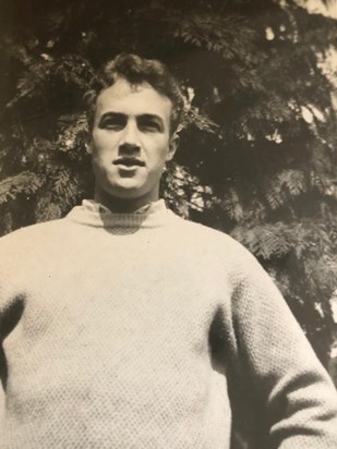 Mike at University around 1960 