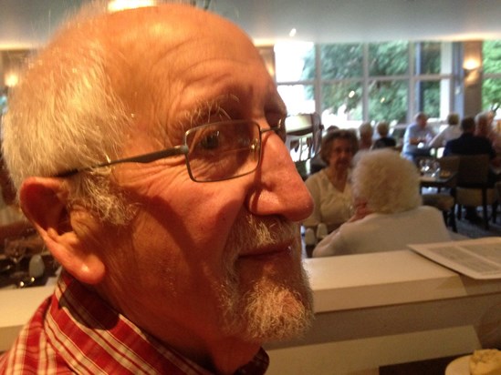 Dad at Sinah Warren in 2016