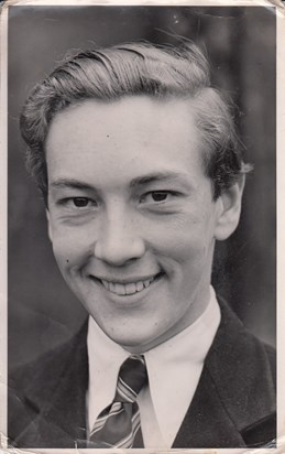 Peter in his Leyton County High uniform (around 1947)