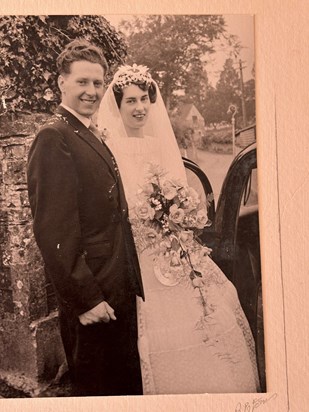 Wedding day 25/10/60