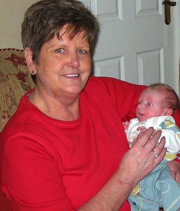 with baby Riley January 2088