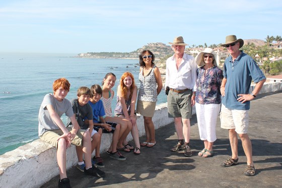 With the California crew, San Jose del Cabo, Mexico