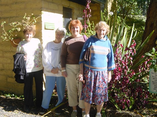 Millie, Wendy, Di and Vera at Norfolk Punch - made by monks