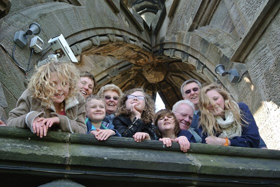 A Perkins family visit to Stirling - top of the Wallace Monument