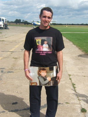 Craig before the skydive