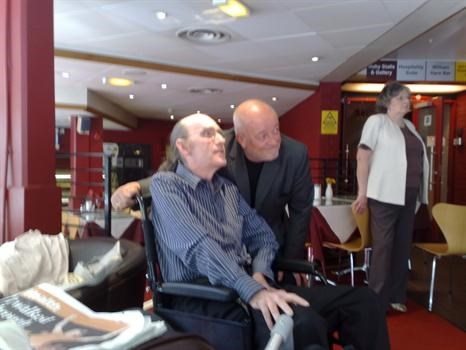 Brian with Tim Healy   April 2009