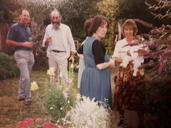 John, Jim, Joan, Sharon, Kathy, Chloe 1996