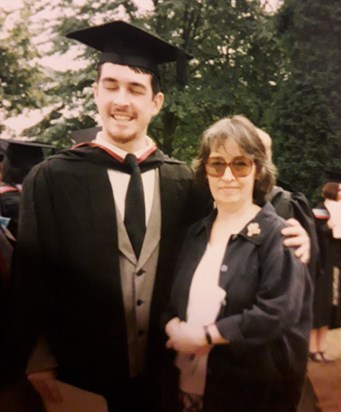 Sharon and Dan, Dan's graduation 1996