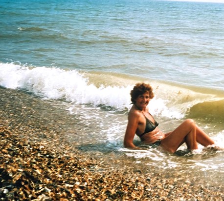 Doreen loved the sea and the beach, but preferably sand to pebbles