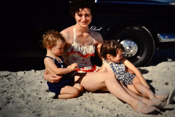 on the beach