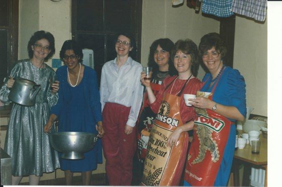 New Year's Eve  1985 Cautley Formby Friends. We will miss you Mumtaz.