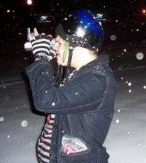 Jon Taking Pictures in Snow