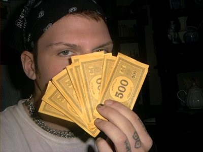 Jon & money hahaSept 26 2005